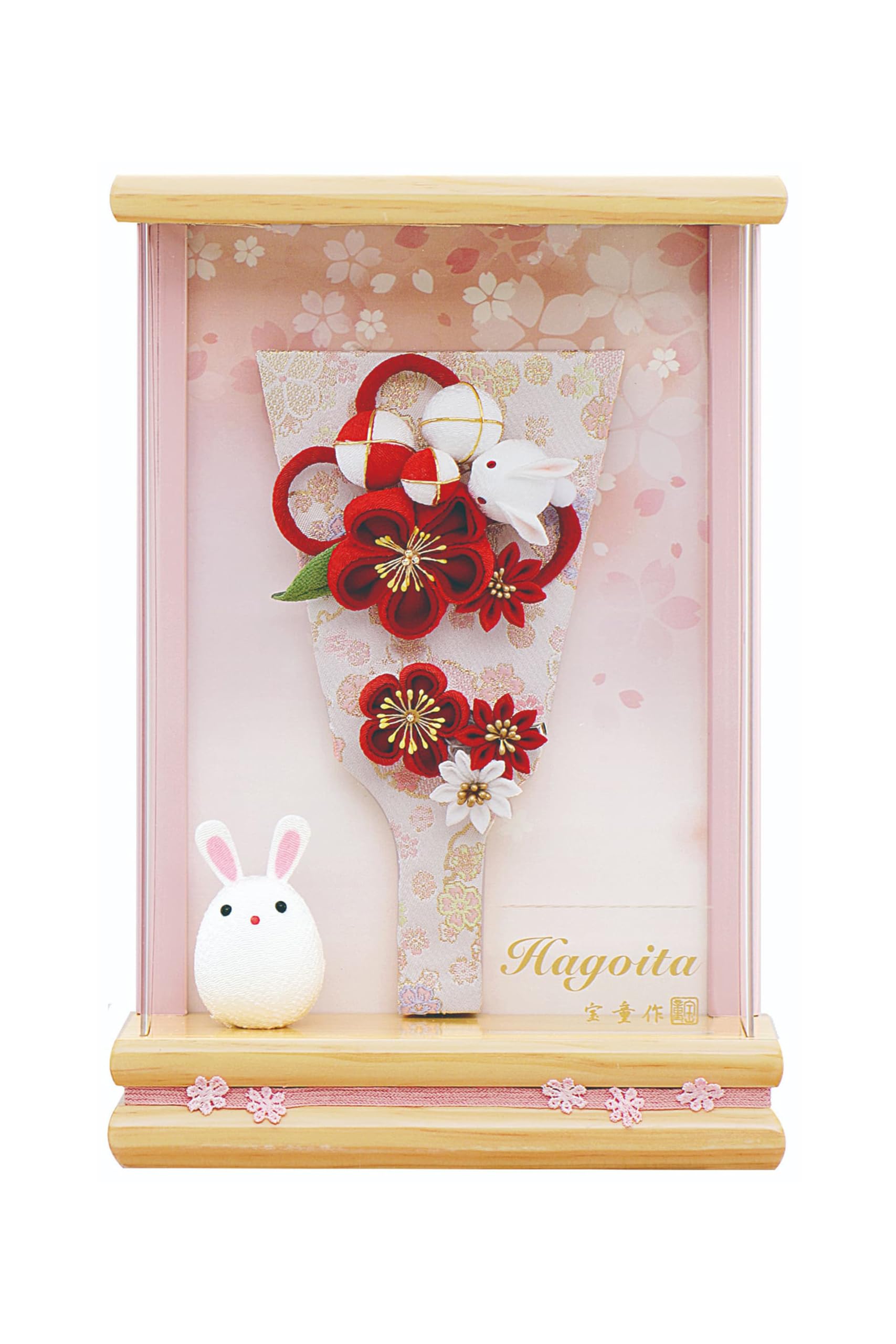 Amazon.co.jp: 羽子板 2024年 宝童作 アクリルケース 凛 りん 無垢